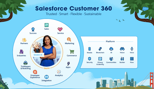Salesforce customer 360° platforms